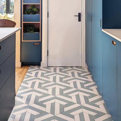 Neapolitan Porcelain Aqua Green - Hyperion Tiles