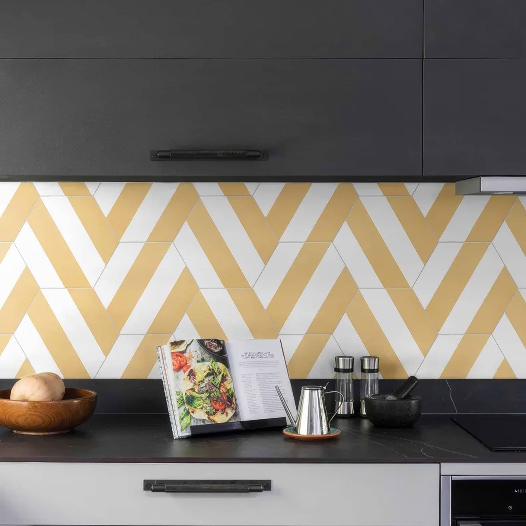 Neapolitan Porcelain Yellow - Hyperion Tiles
