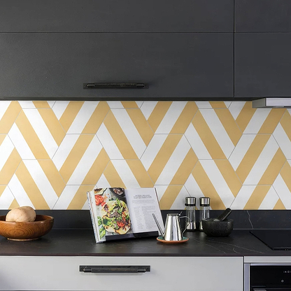 Neapolitan Porcelain Yellow - Hyperion Tiles