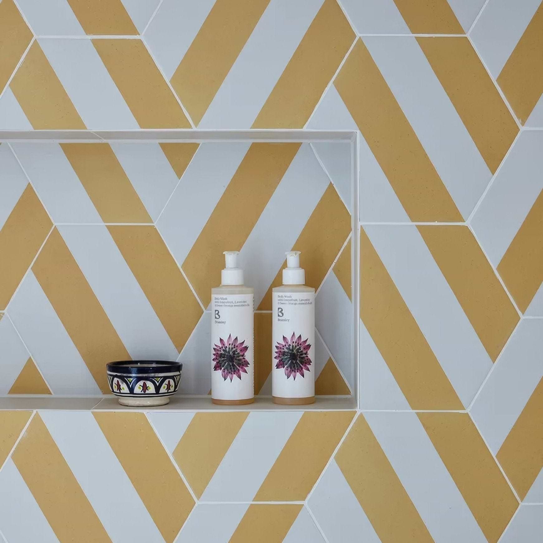 Neapolitan Porcelain Yellow - Hyperion Tiles