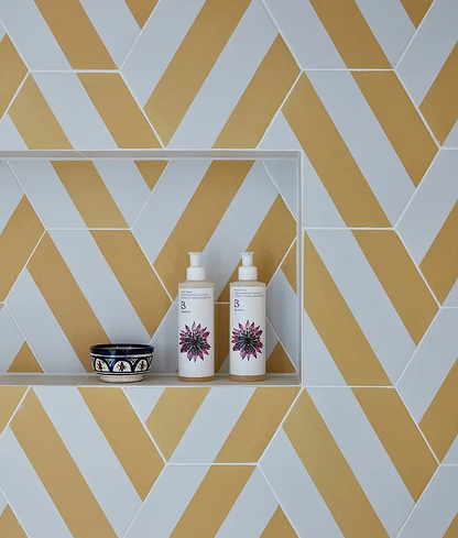 Neapolitan Porcelain Yellow - Hyperion Tiles