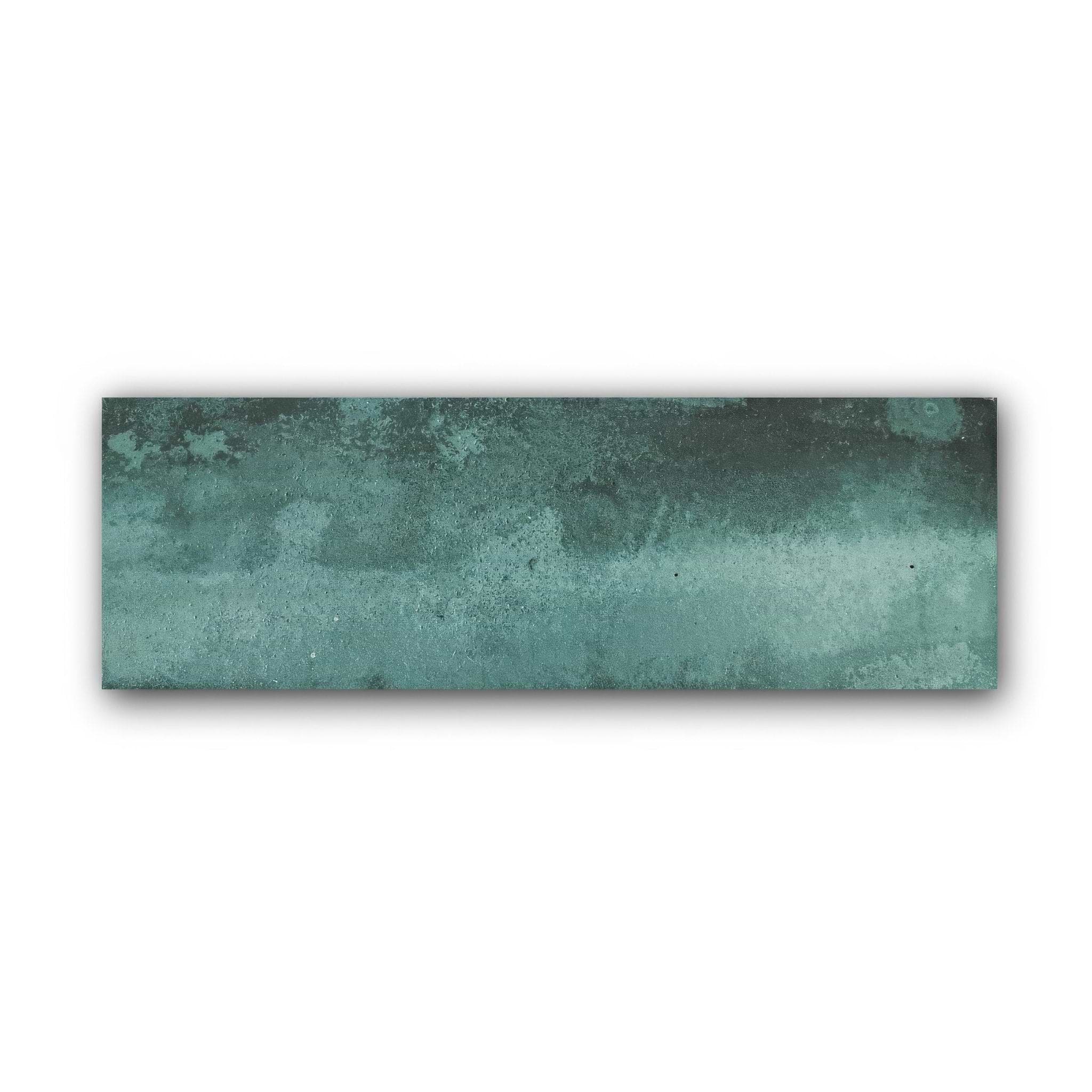 Nebula Green 10 x 30cm - Hyperion Tiles