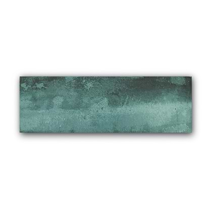 Nebula Green 10 x 30cm - Bassalt Tiles - Fired Earth