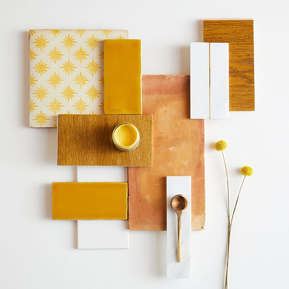 Neisha Crosland Atlas Pine Flower Buttercup - Hyperion Tiles