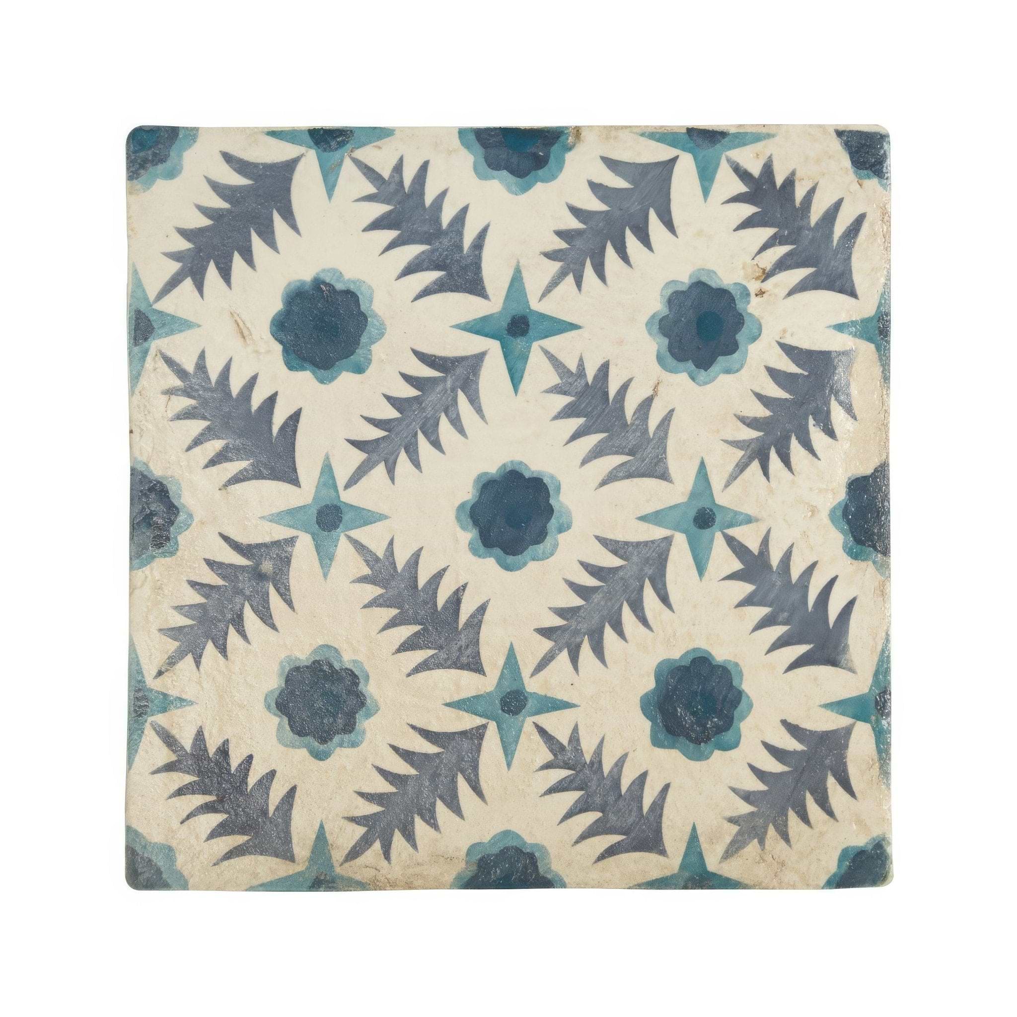 Neisha Crosland Atlas Pine Flower Indigo - Hyperion Tiles