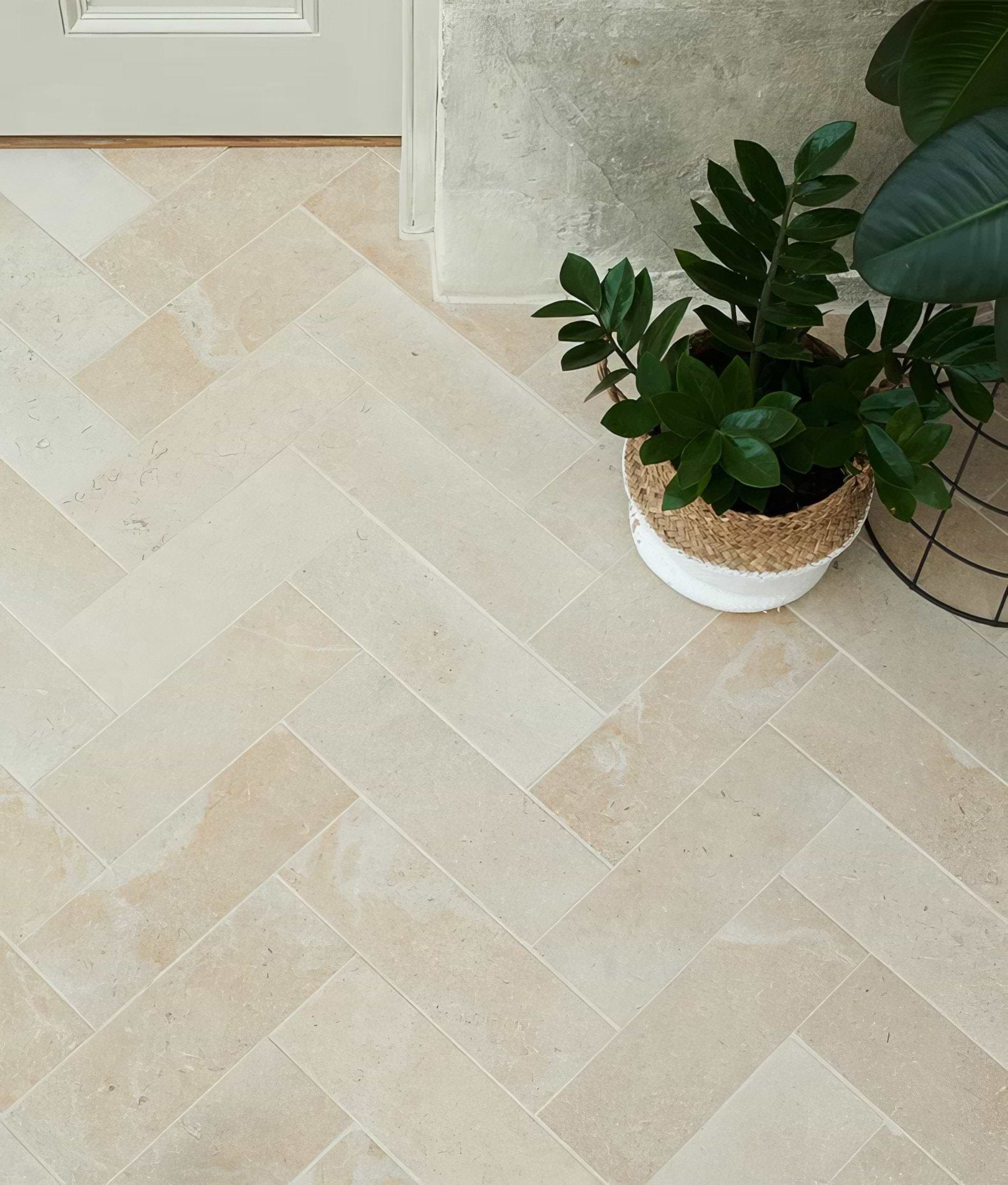 Neranjo Limestone Brick Velvet Finish - Hyperion Tiles