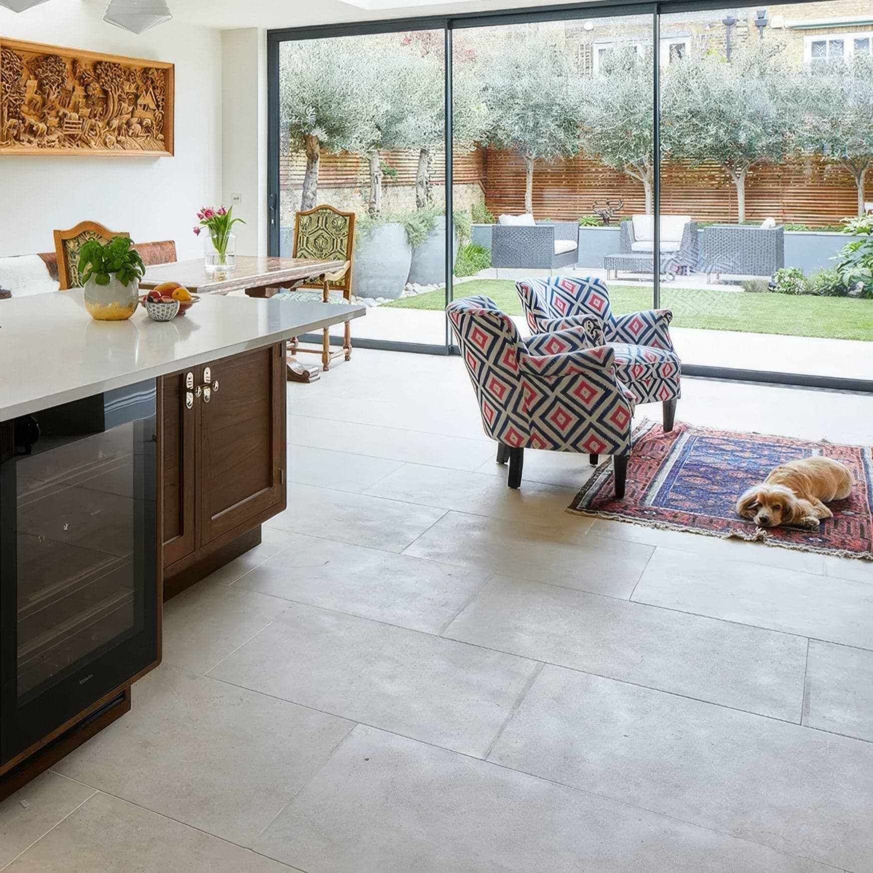 Buscot Limestone Etched Finish By Hyperion Tiles