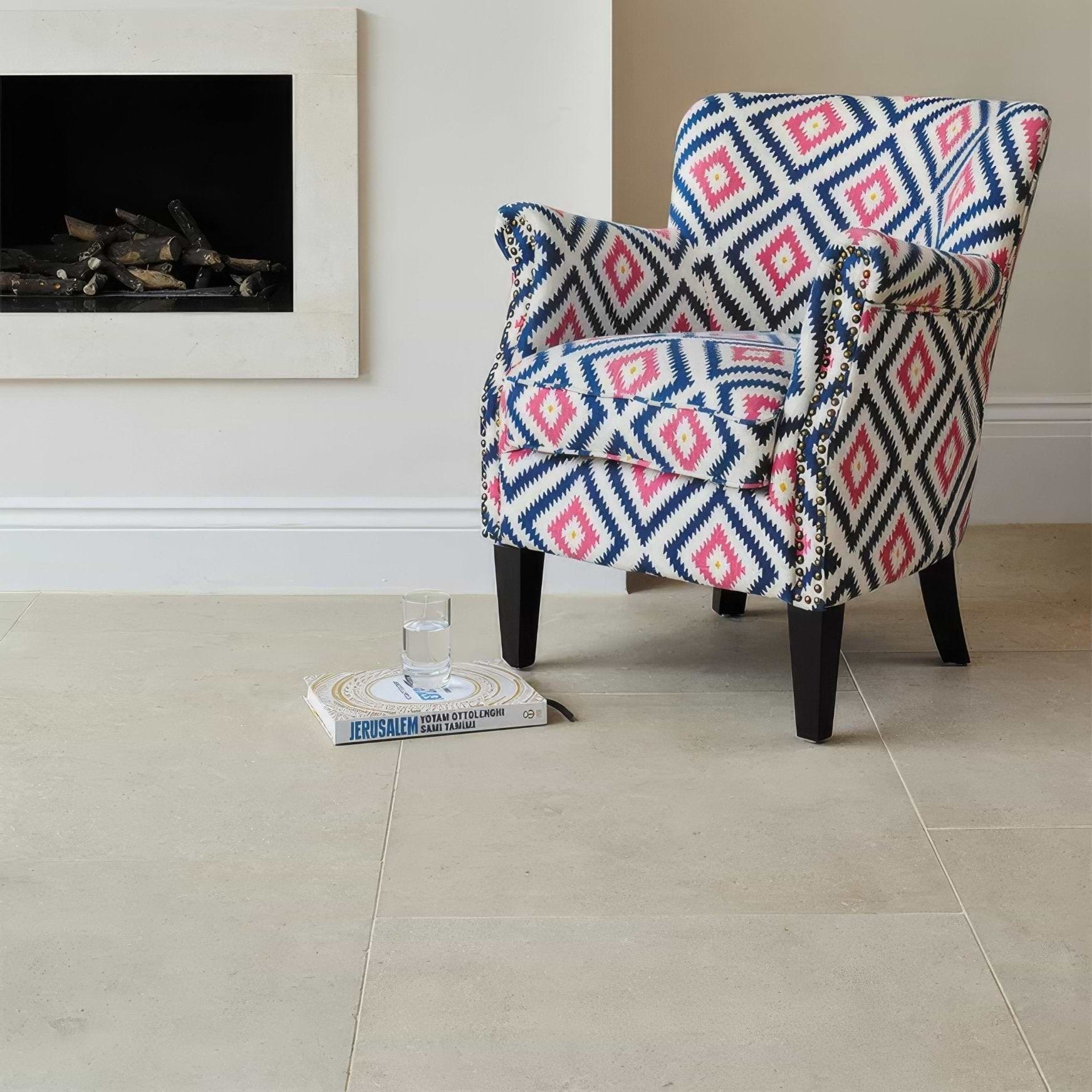 Buscot Limestone Etched Finish By Hyperion Tiles