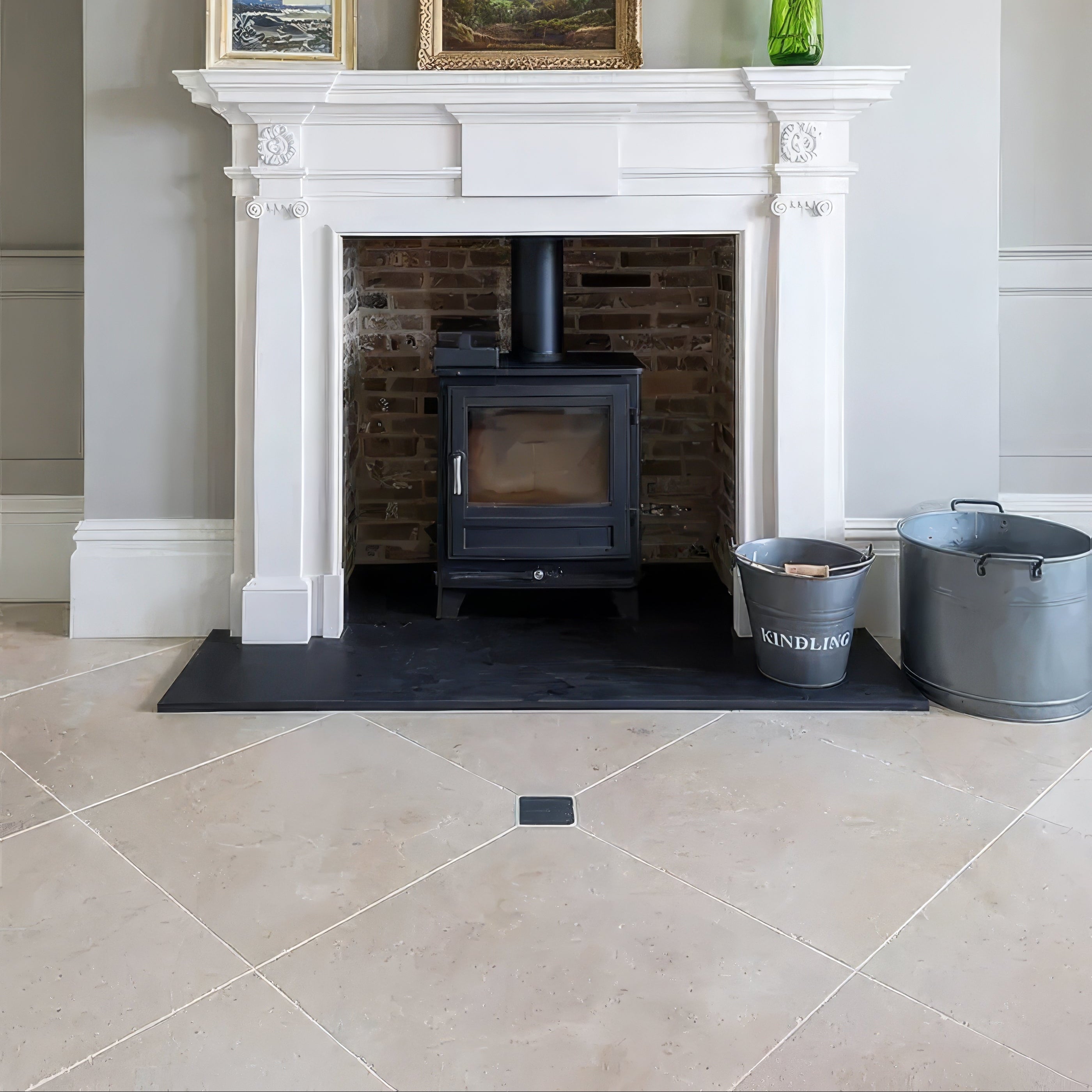 Buscot Limestone Velvet Finish 60 x 60cm By Hyperion Tiles