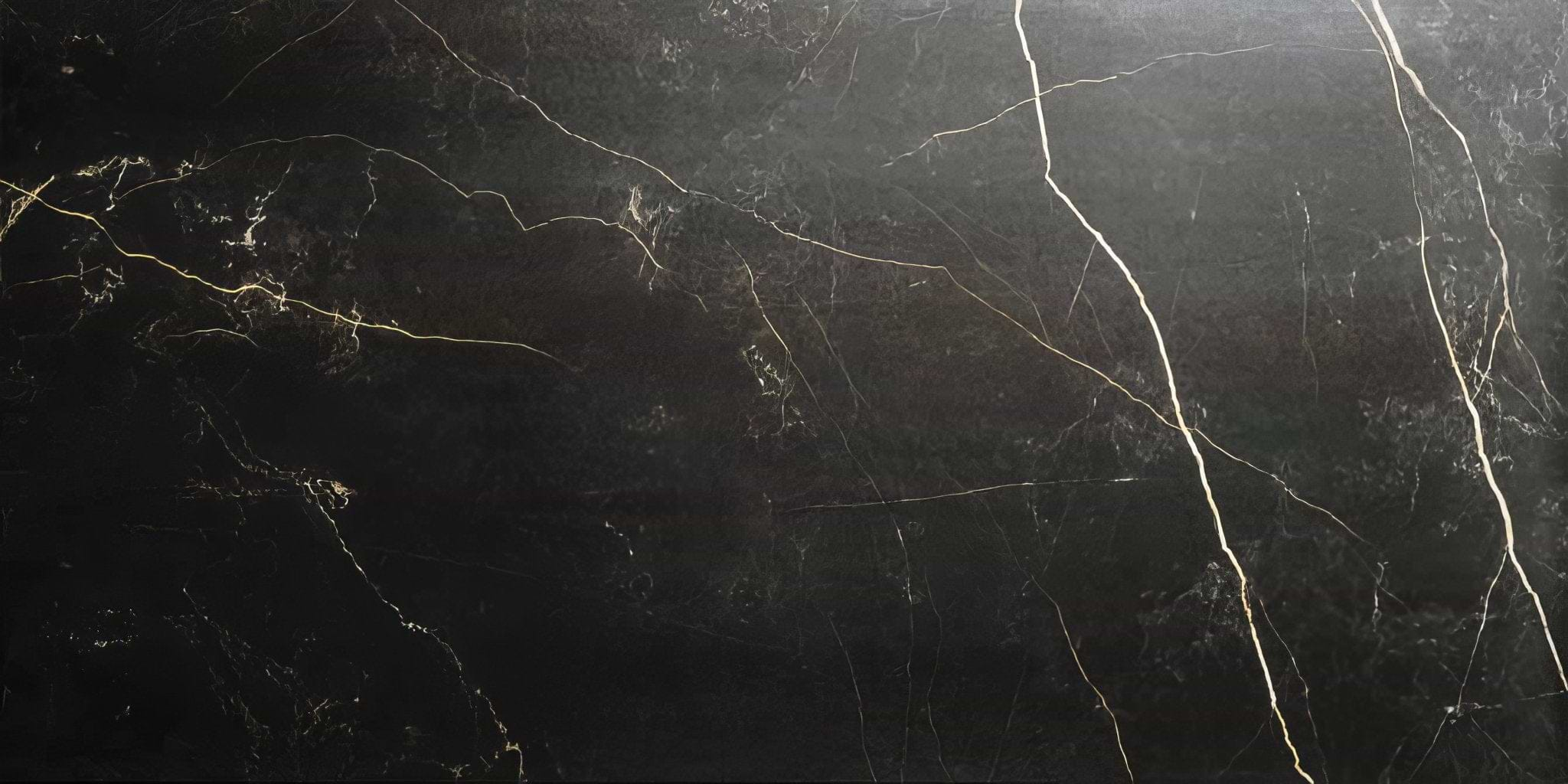 Nero Venato Rectified Glazed Polished Porcelain - Hyperion Tiles