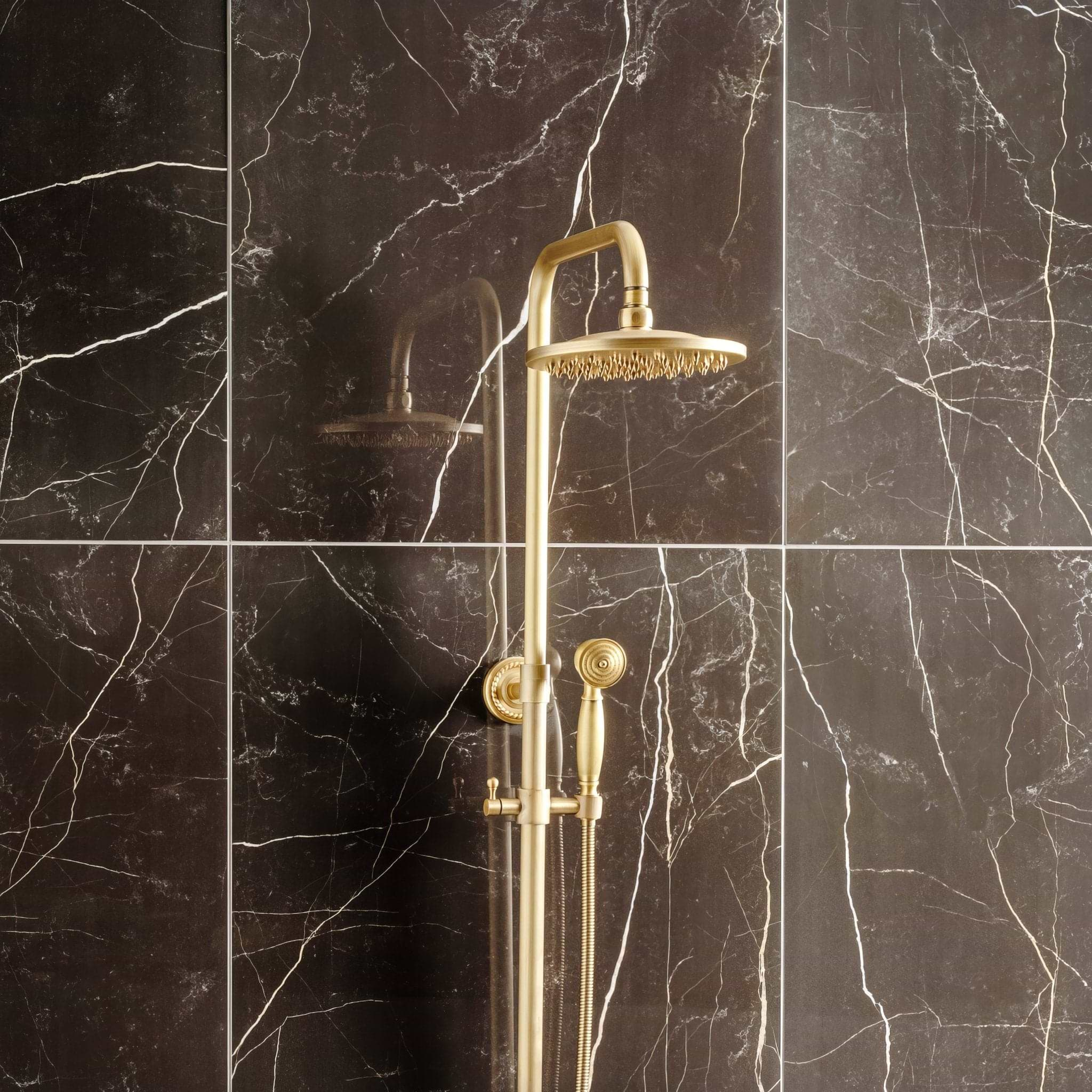 Nero Venato Rectified Glazed Polished Porcelain - Hyperion Tiles