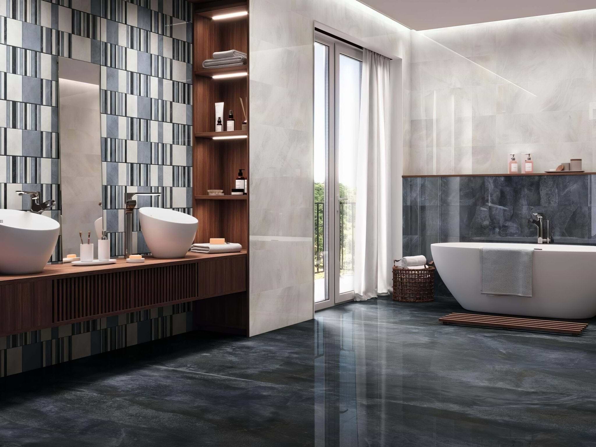 Nilo 1846 Blue Polished - Hyperion Tiles
