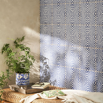Nina Campbell Altai Indigo - Hyperion Tiles