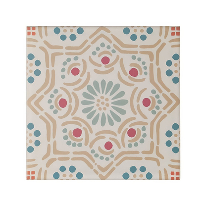 Nina Campbell Ronda Coral Aqua - Hyperion Tiles