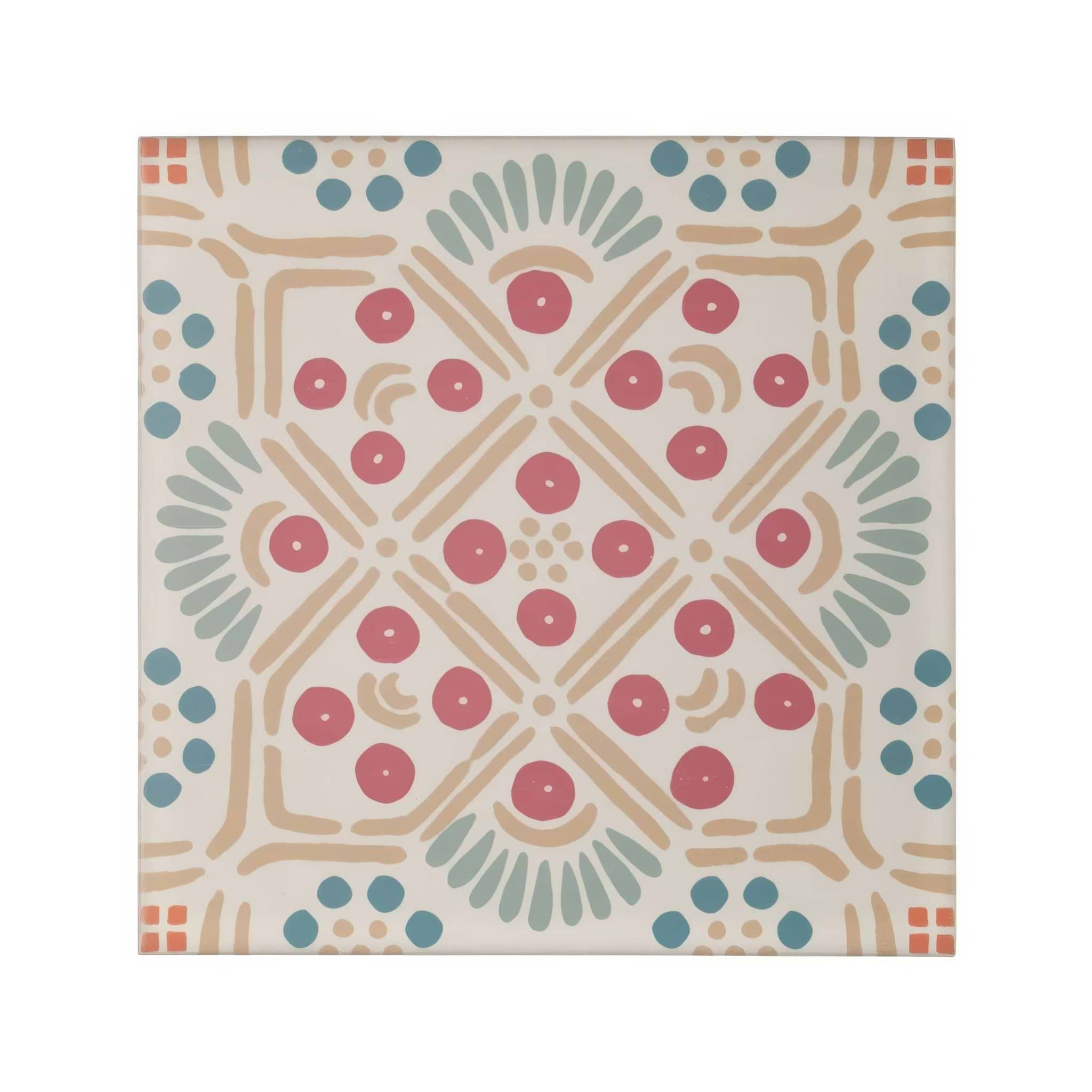 Nina Campbell Seville Coral Aqua - Hyperion Tiles