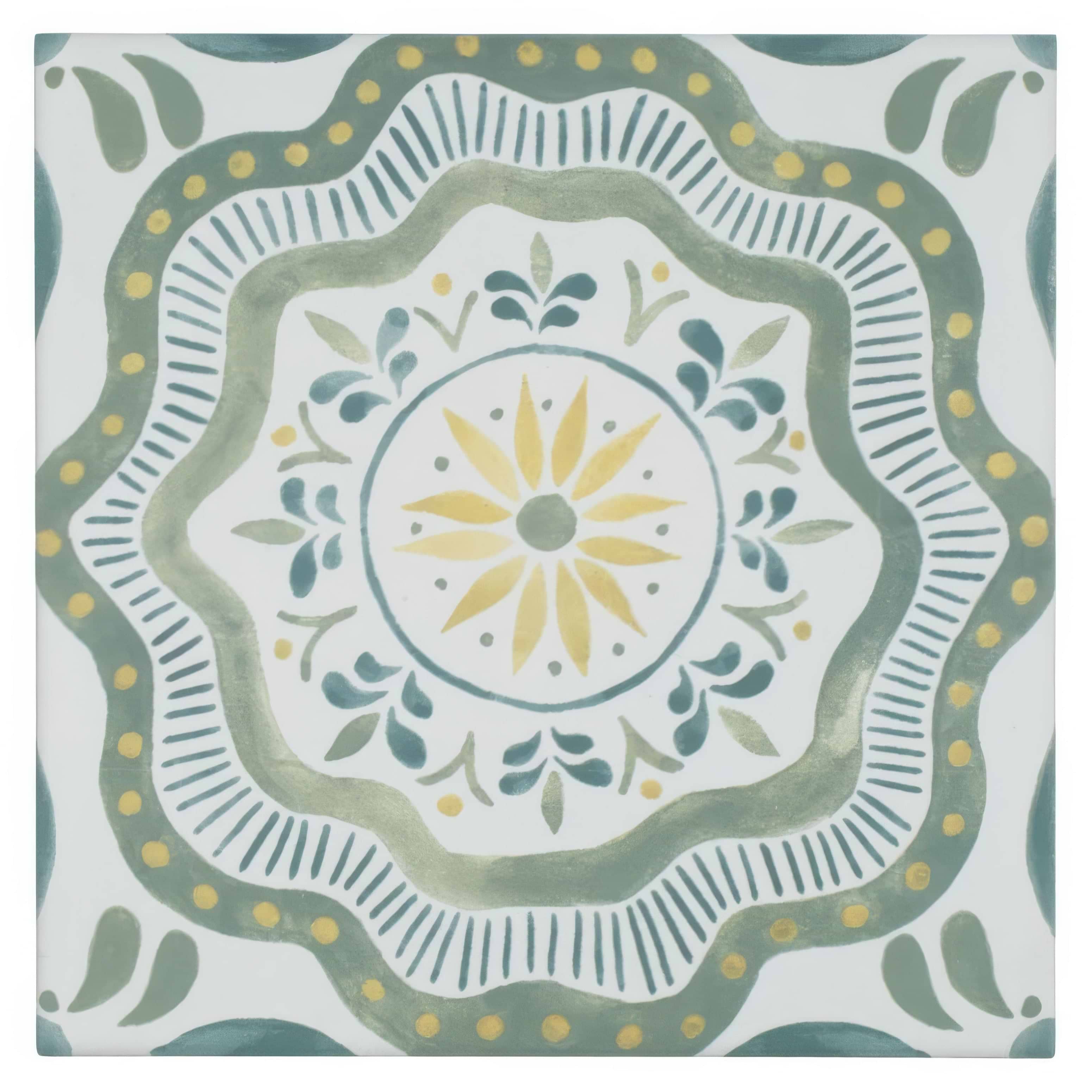 Nina Campbell Cochin Green | Hyperion Tiles