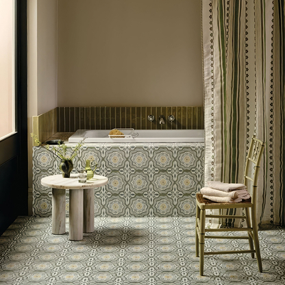 Nina Campbell Cochin Green | Hyperion Tiles