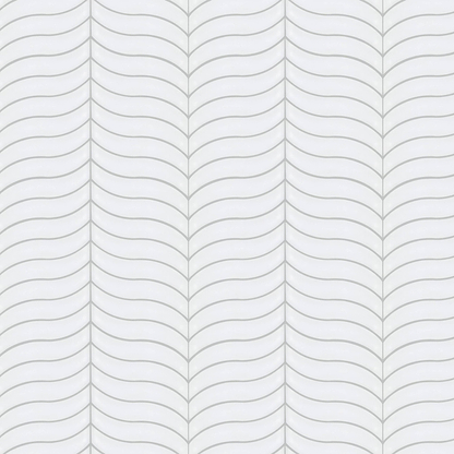 Nordic Glass Bergen Snow Mosaic - Hyperion Tiles
