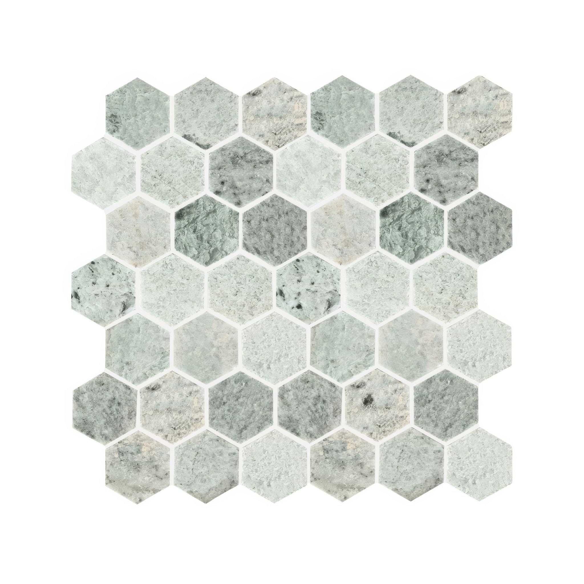 North Haven Hexagon Mosaic - Hyperion Tiles