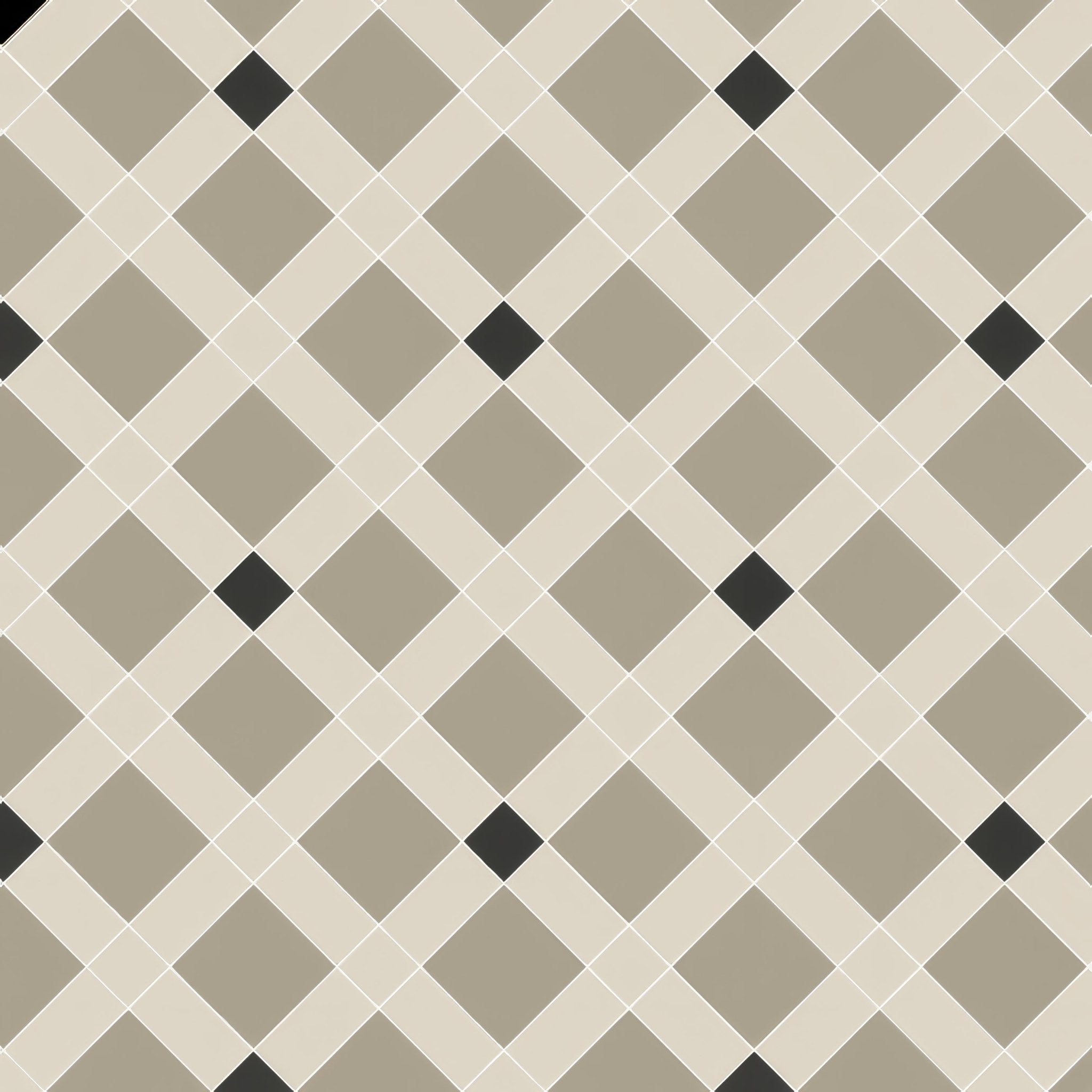 Norwich Dover White, Holkham Dune & Black By Hyperion Tiles