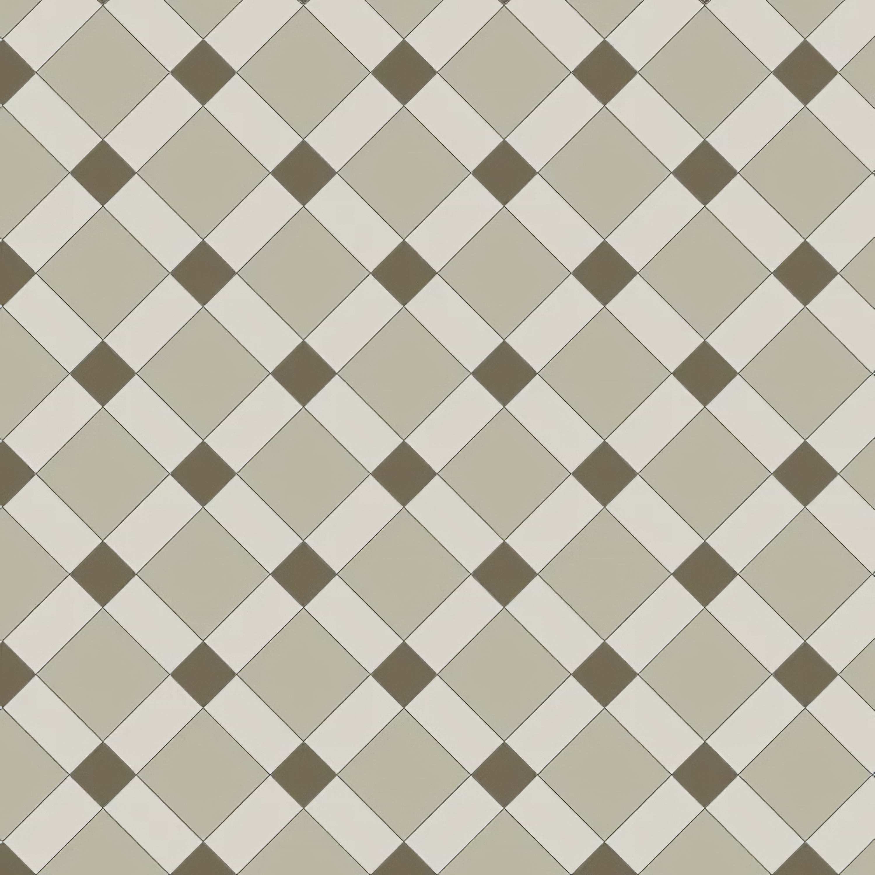 Norwich Chester Mews, Dover White & Green By Hyperion Tiles