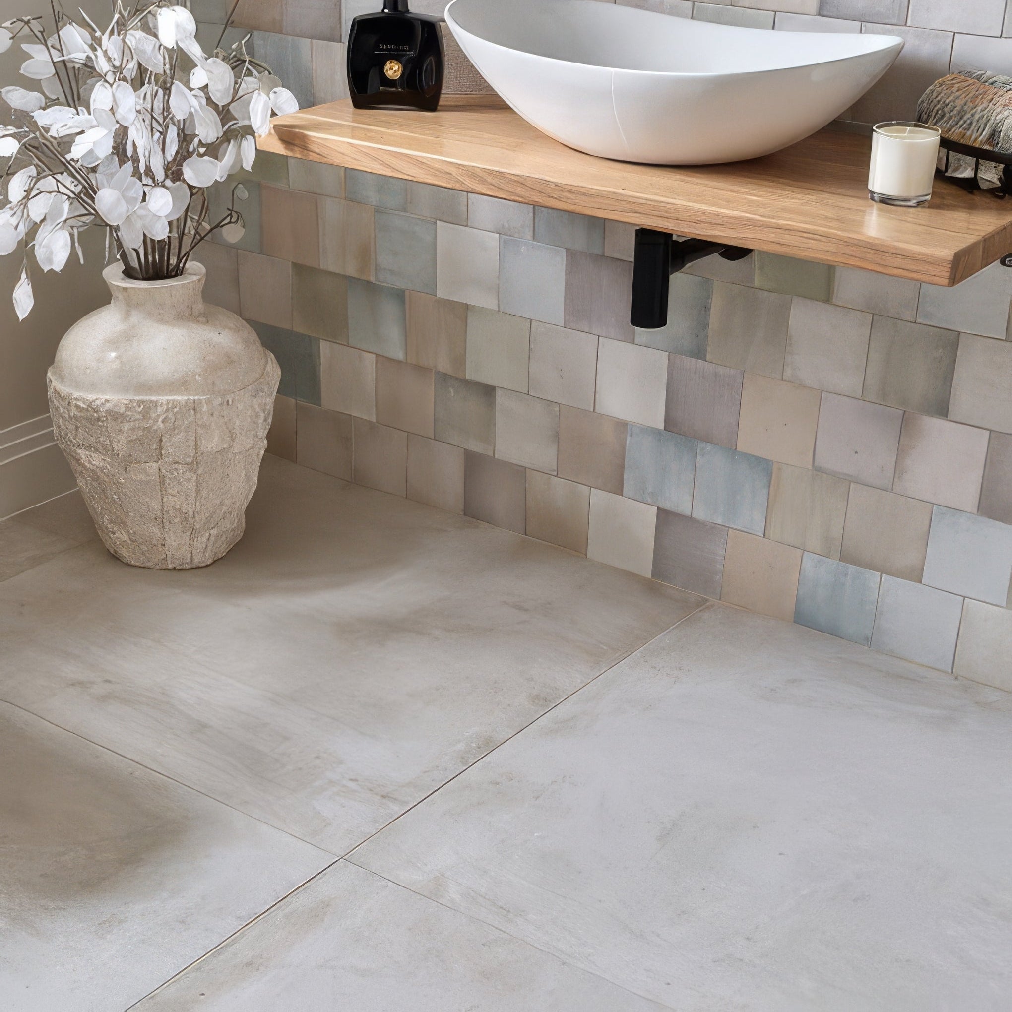 Rhine Porcelain Blanc - Hyperion Tiles