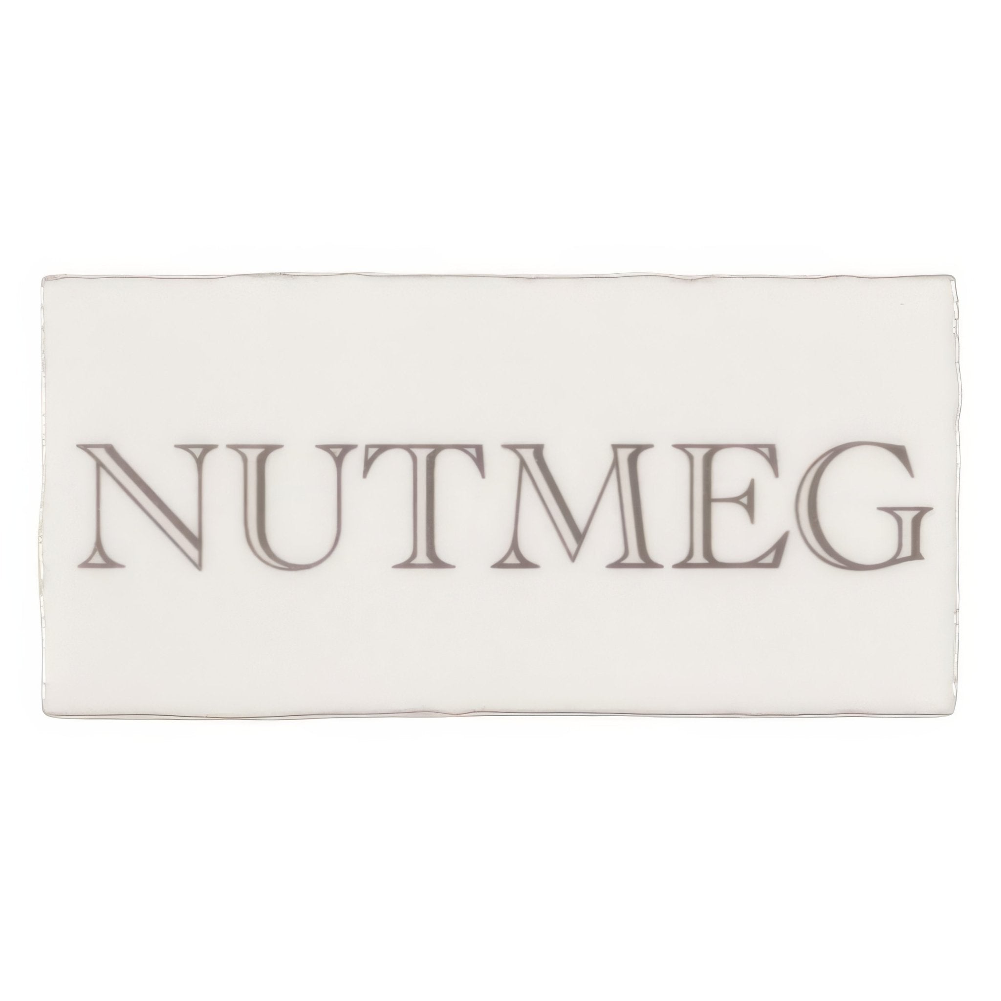 Nutmeg in Grey on Cotton - Hyperion Tiles