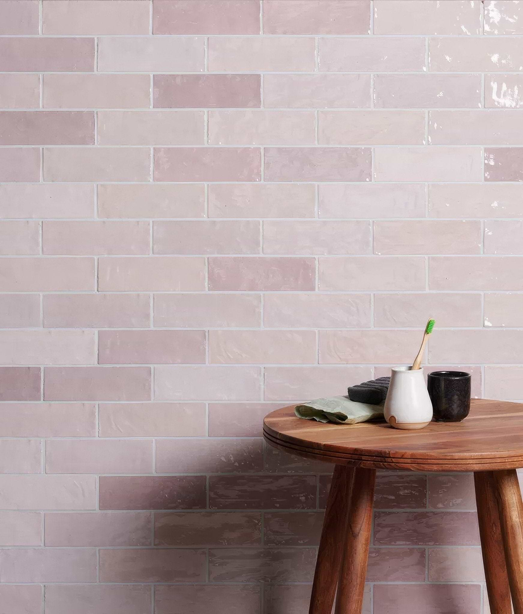 Oasis Ceramic Pink - Hyperion Tiles