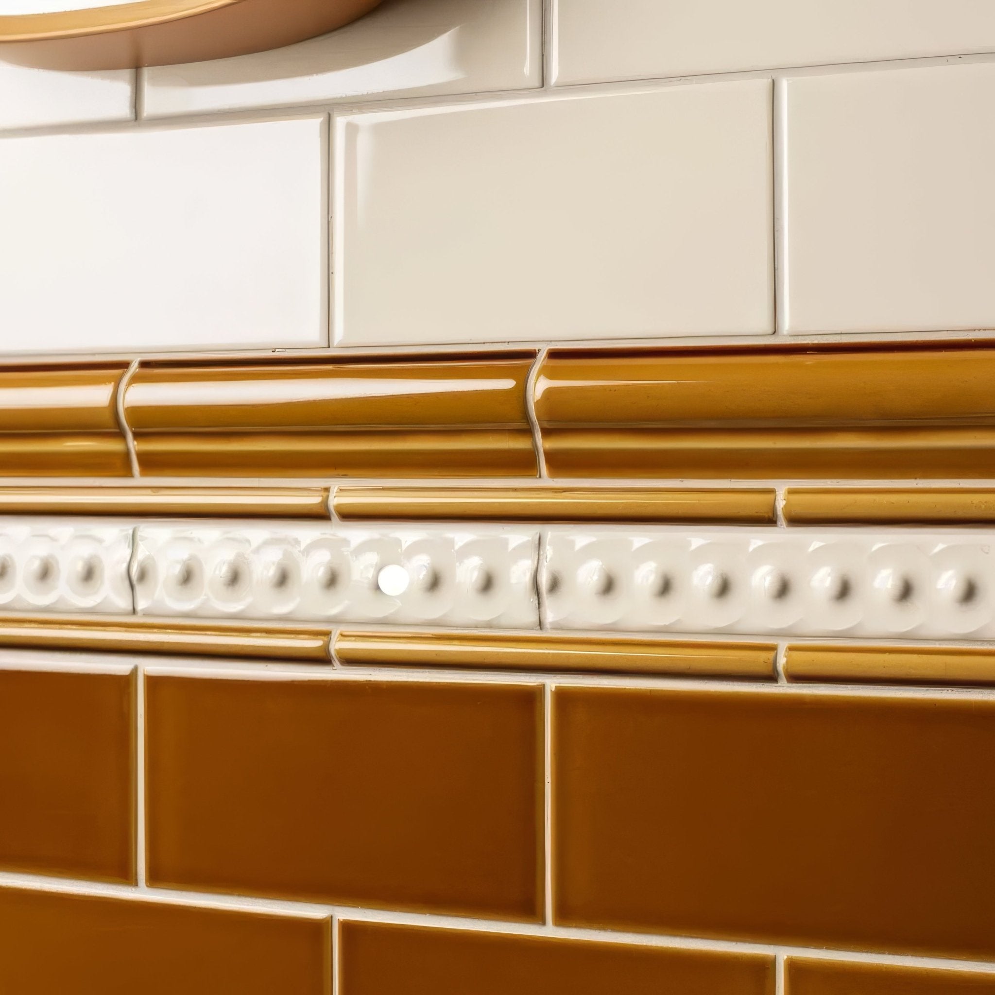 Ochre Omega Moulding - Hyperion Tiles