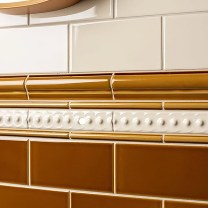 Ochre Omega Moulding - Hyperion Tiles