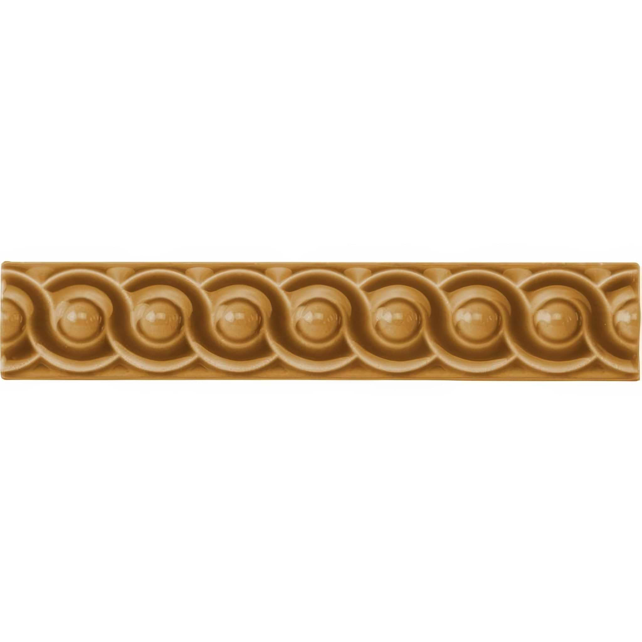 Ochre Scroll Moulding - Hyperion Tiles