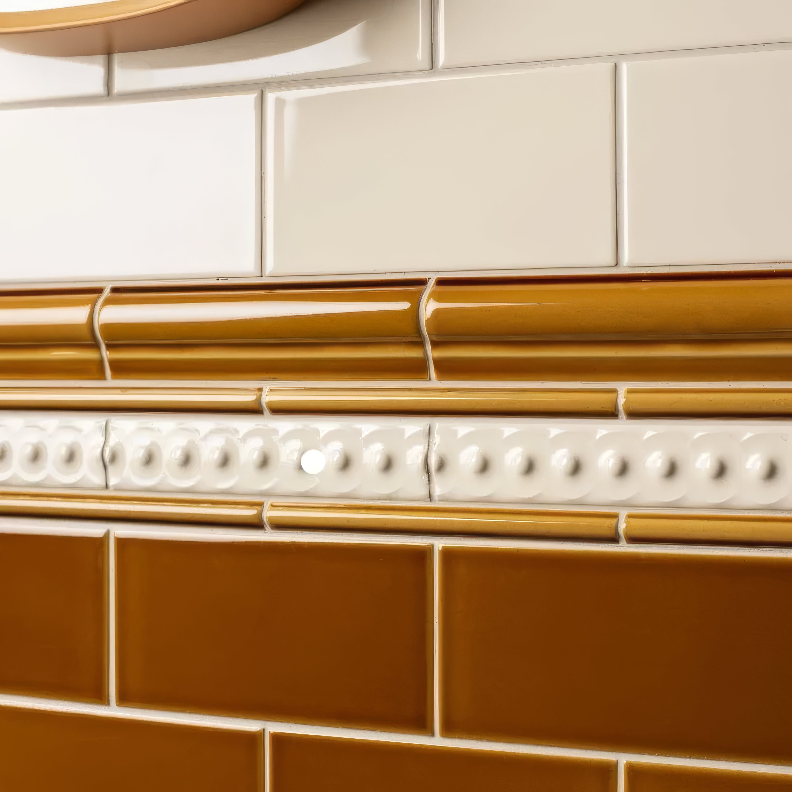 Ochre Omega Moulding | Hyperion Tiles