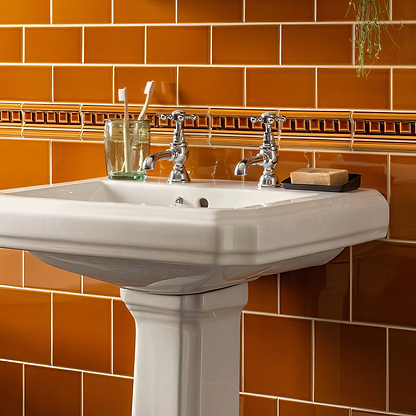 Ochre Half Tile - Hyperion Tiles