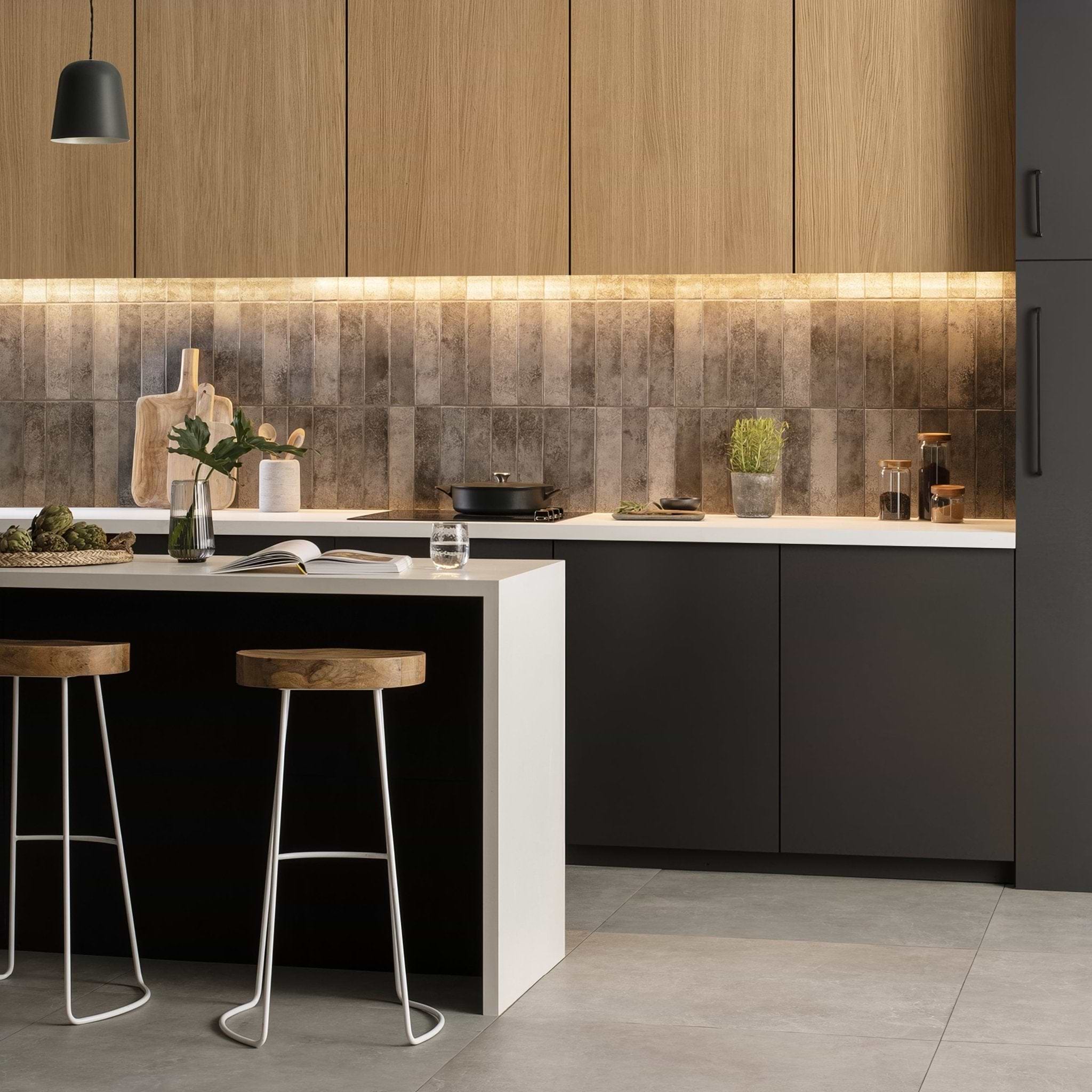 Oken Brick Anthracite - Hyperion Tiles