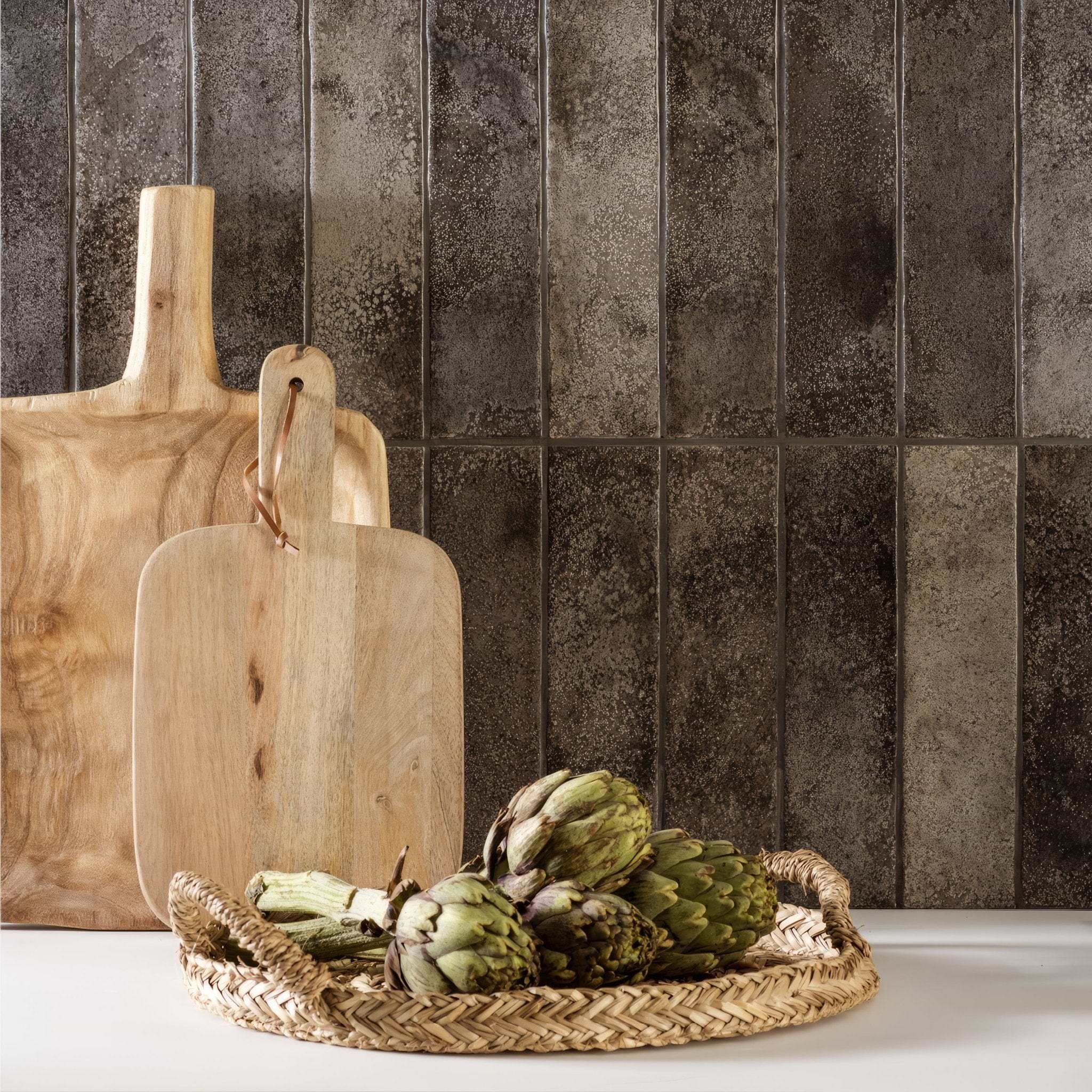 Oken Brick Anthracite - Hyperion Tiles