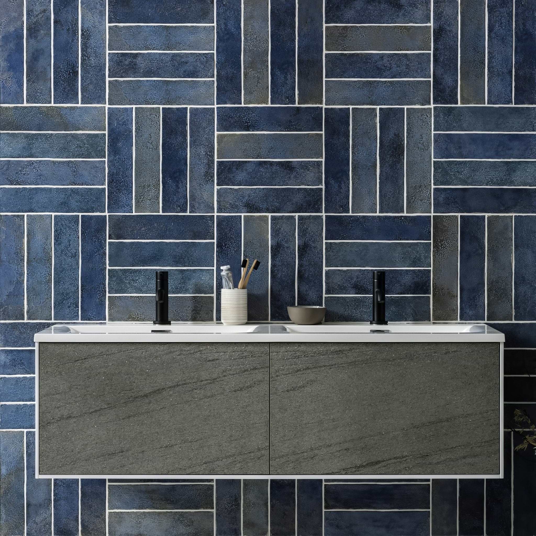 Oken Brick Blue - Hyperion Tiles