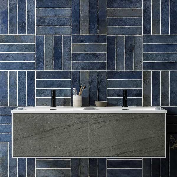 Oken Brick Blue - Hyperion Tiles