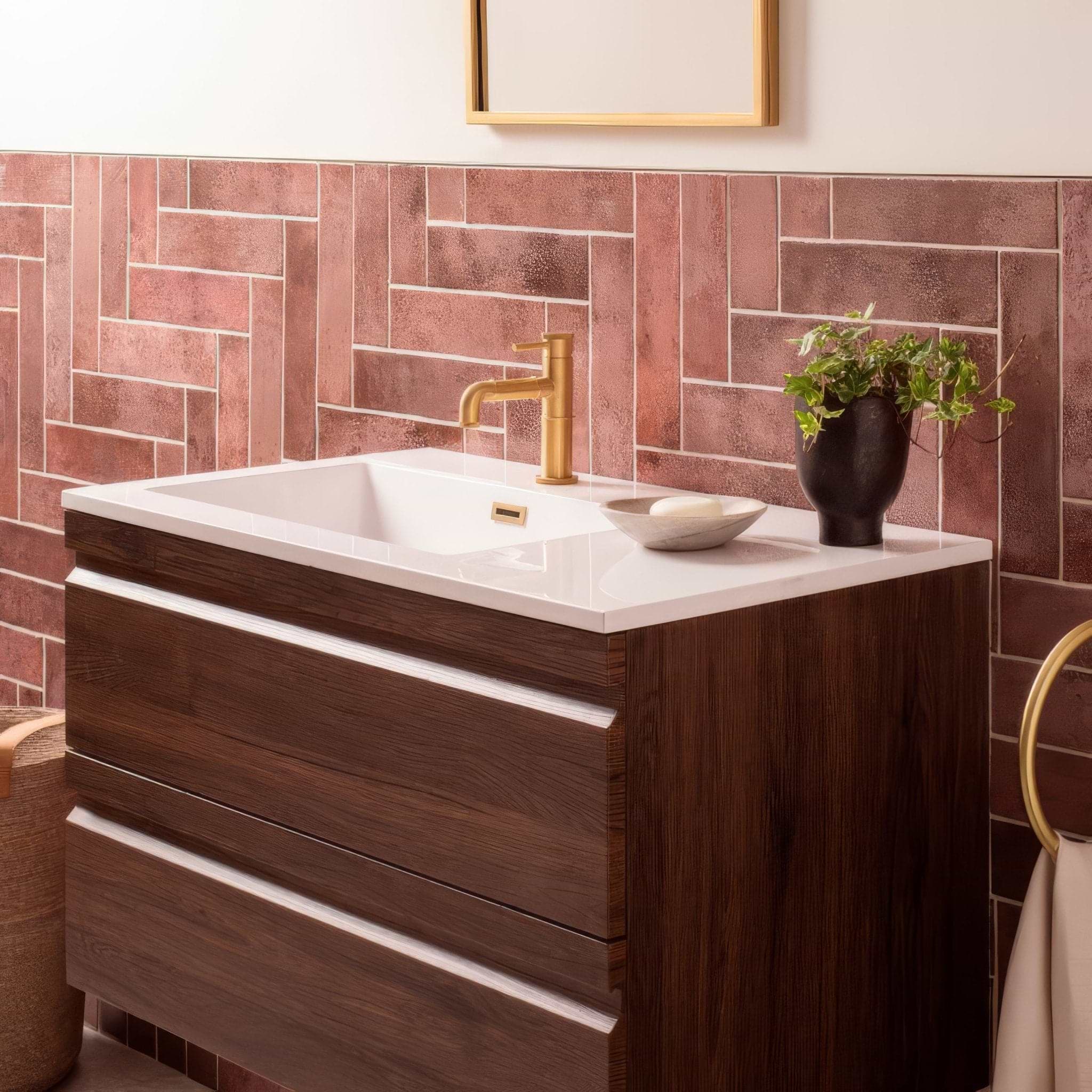 Oken Brick Garnet - Hyperion Tiles