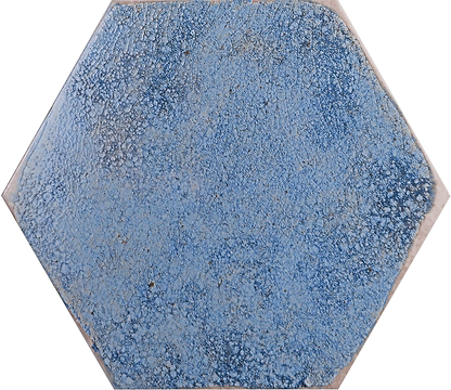 Oken Hexagon Blue - Hyperion Tiles