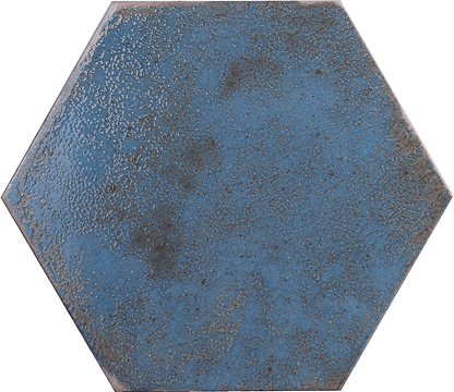 Oken Hexagon Blue - Hyperion Tiles