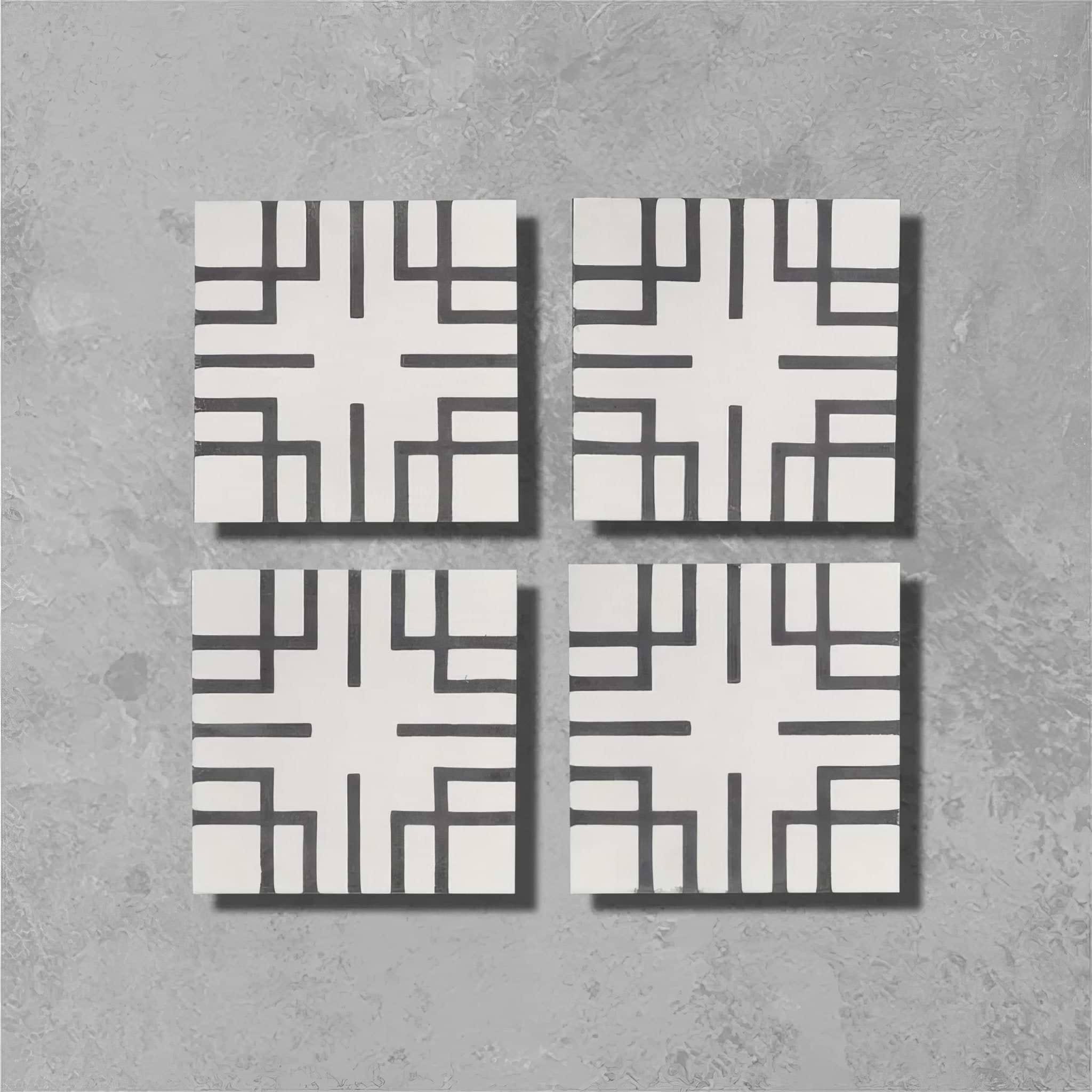 Old Iron Maze Five Tile - Hyperion Tiles