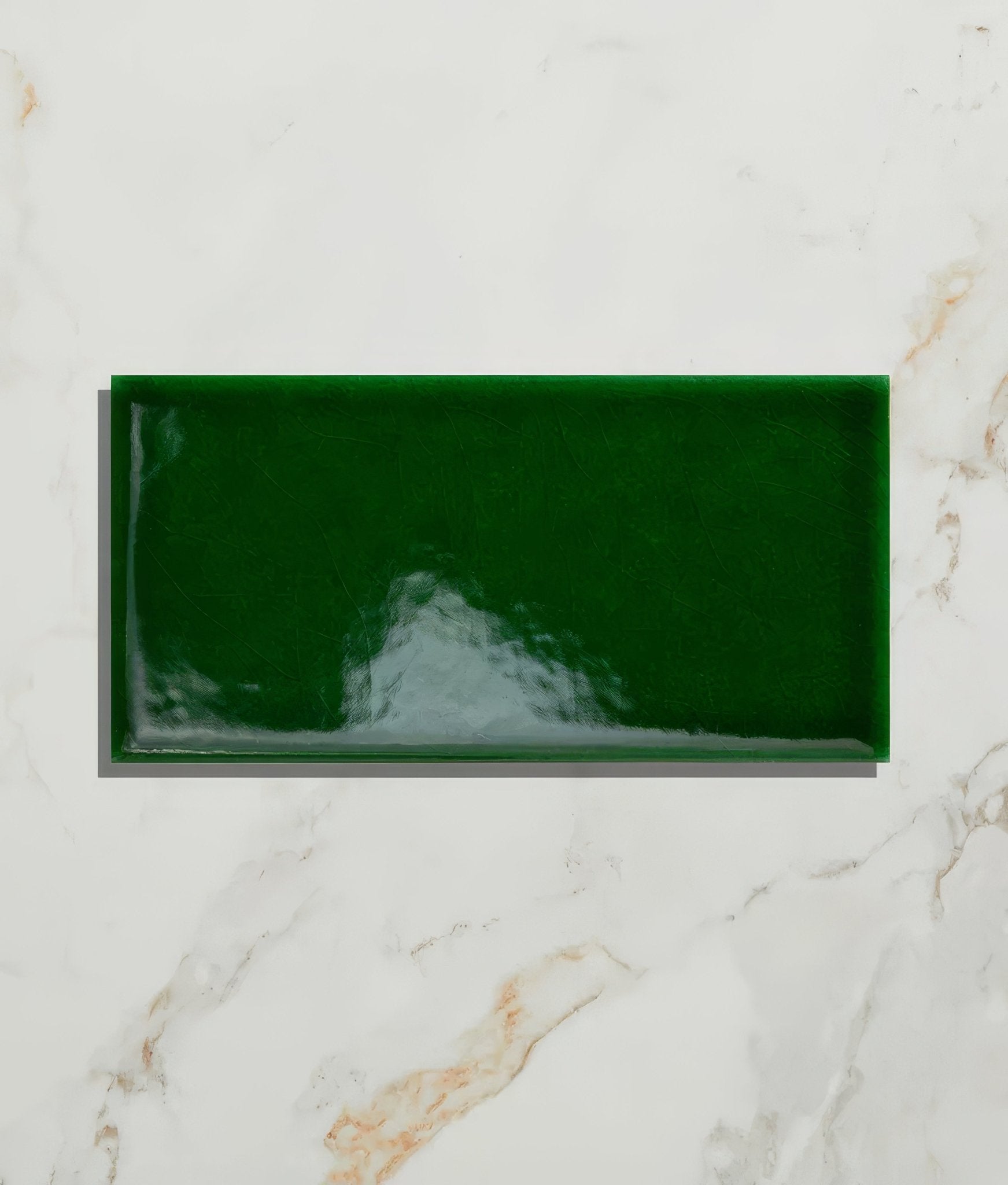 Olive Green Metro Crackle Glaze - Hyperion Tiles