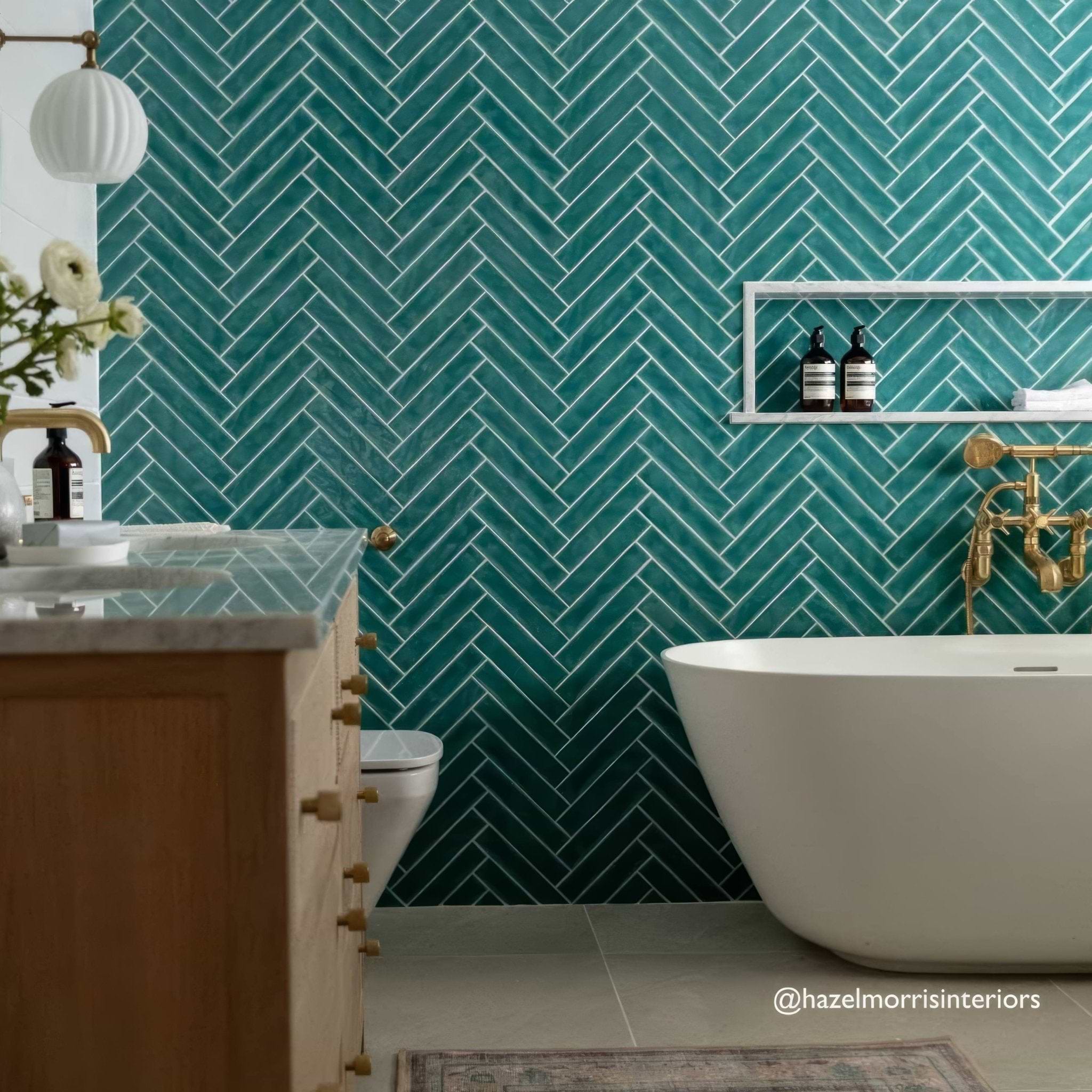 Onda Aquamarine - Hyperion Tiles