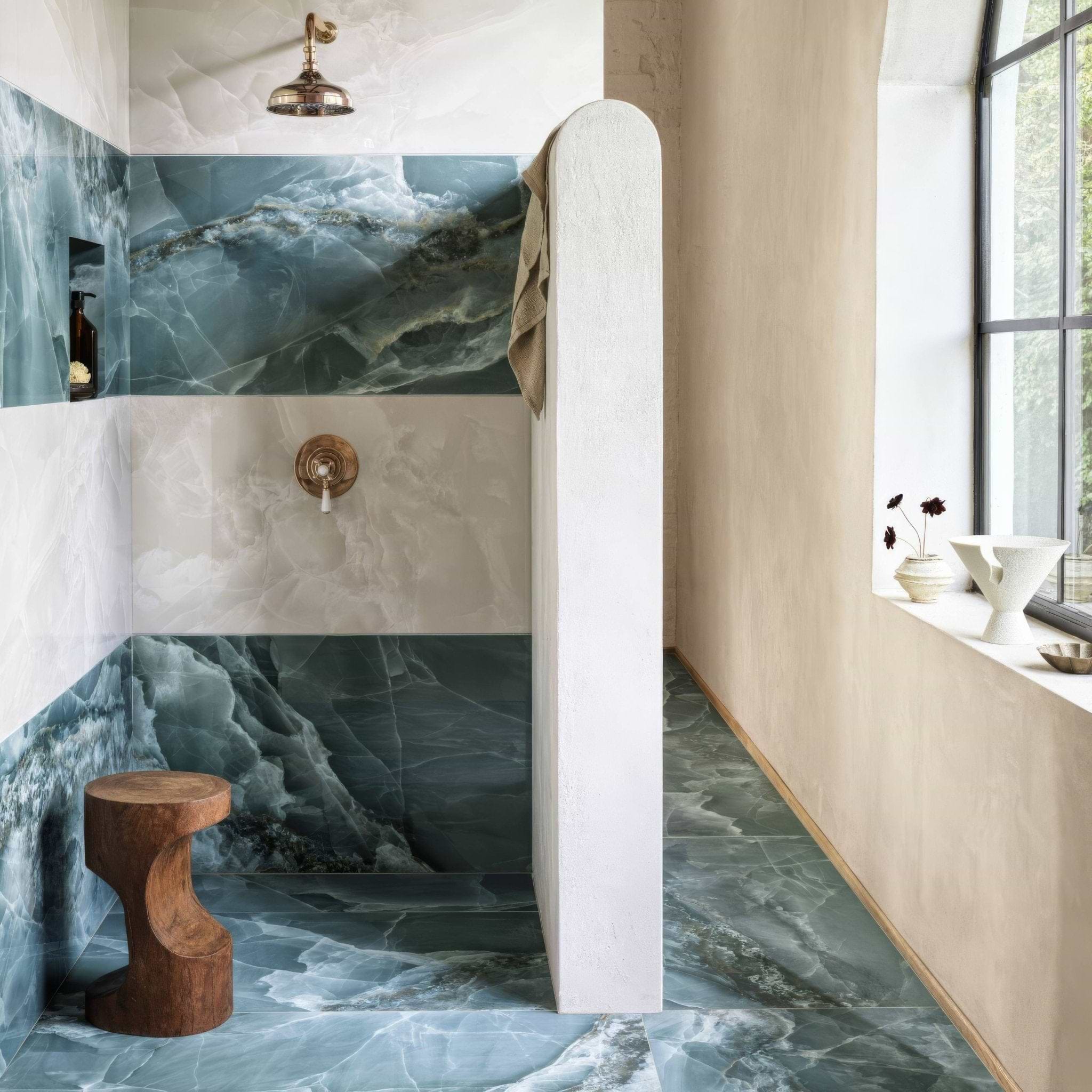 Onyx Green Matt 60 x 120cm - Hyperion Tiles
