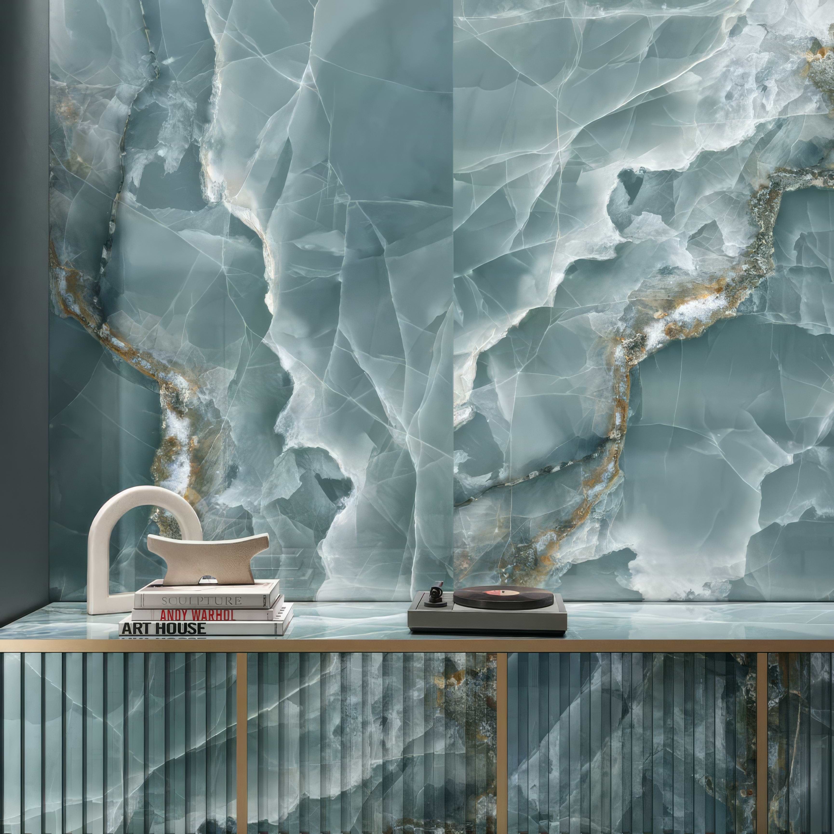 Onyx Green in Polished and Matt Tiles By Hyperion Tiles