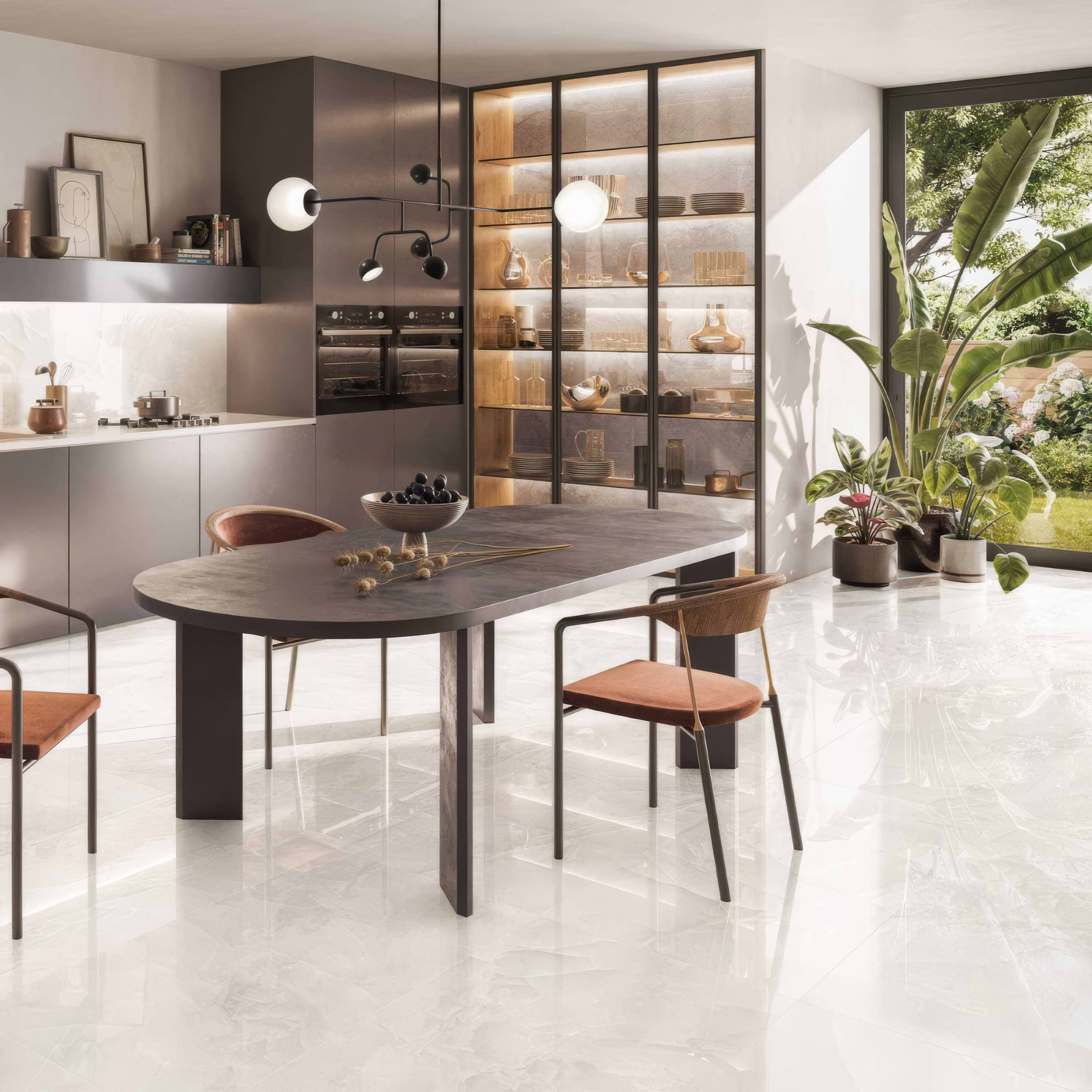 Onyx Ivory in Polished and Matt Tiles - Hyperion Tiles