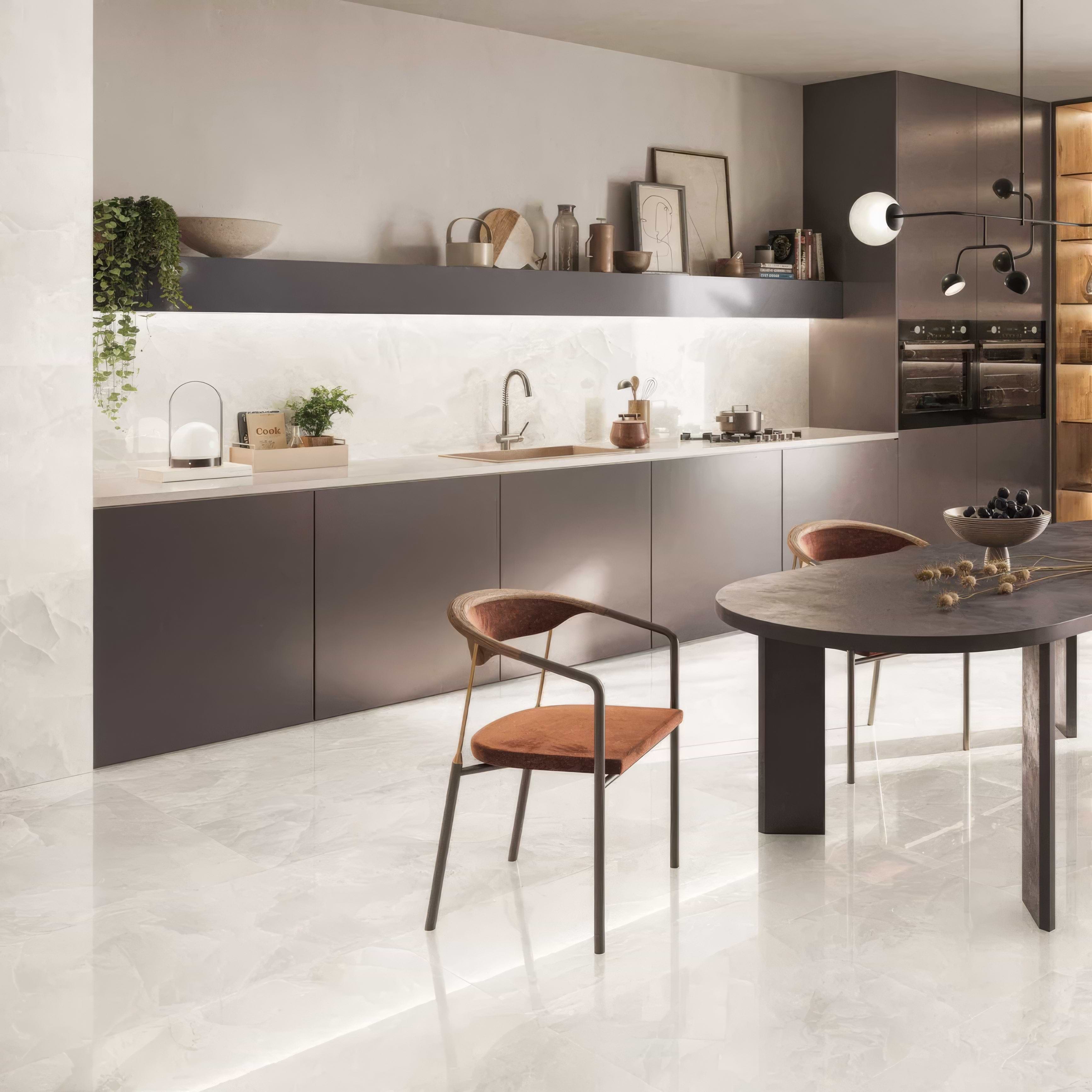 Onyx Ivory in Polished and Matt Tiles - Hyperion Tiles