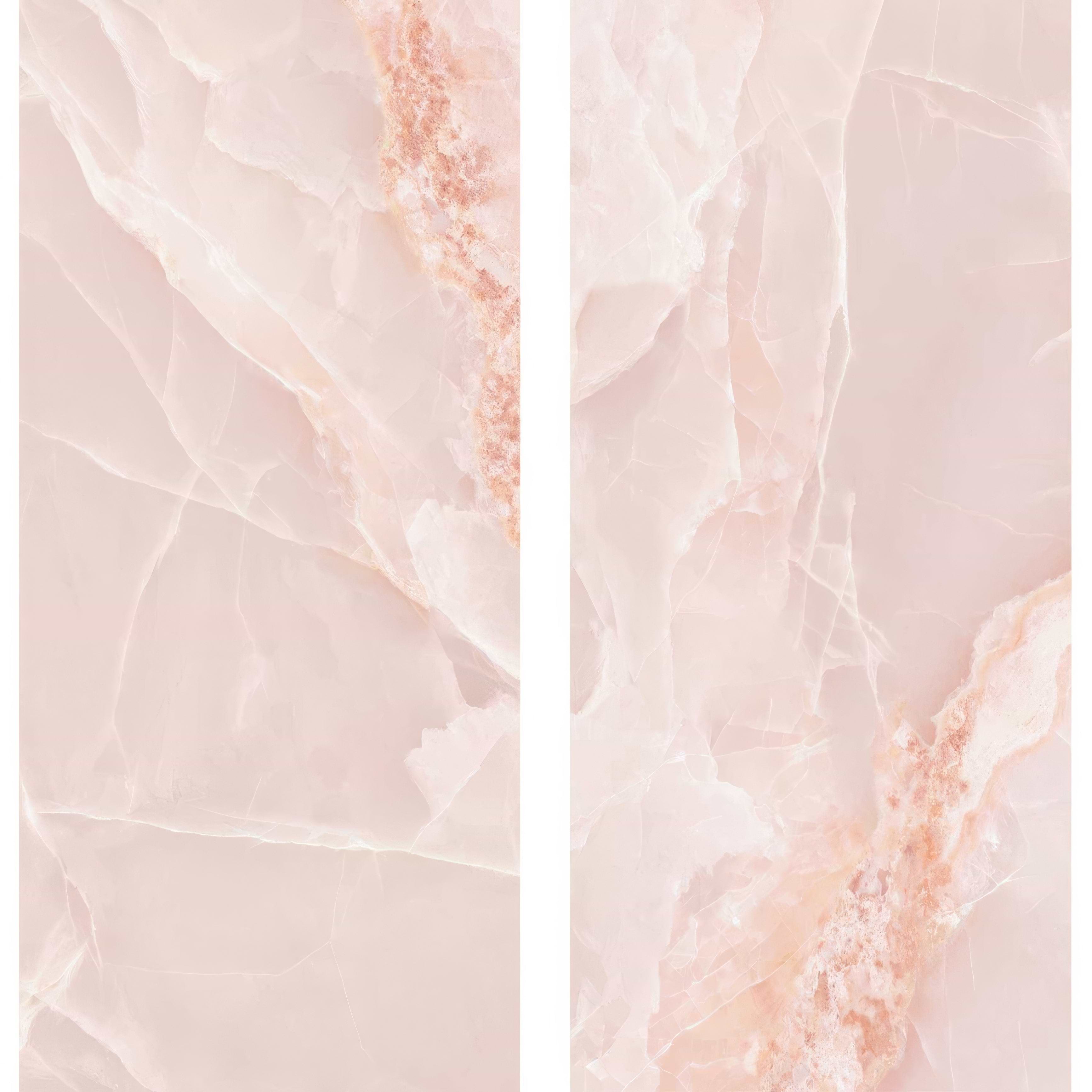 Onyx Pink in Polished and Matt Tiles By Hyperion Tiles