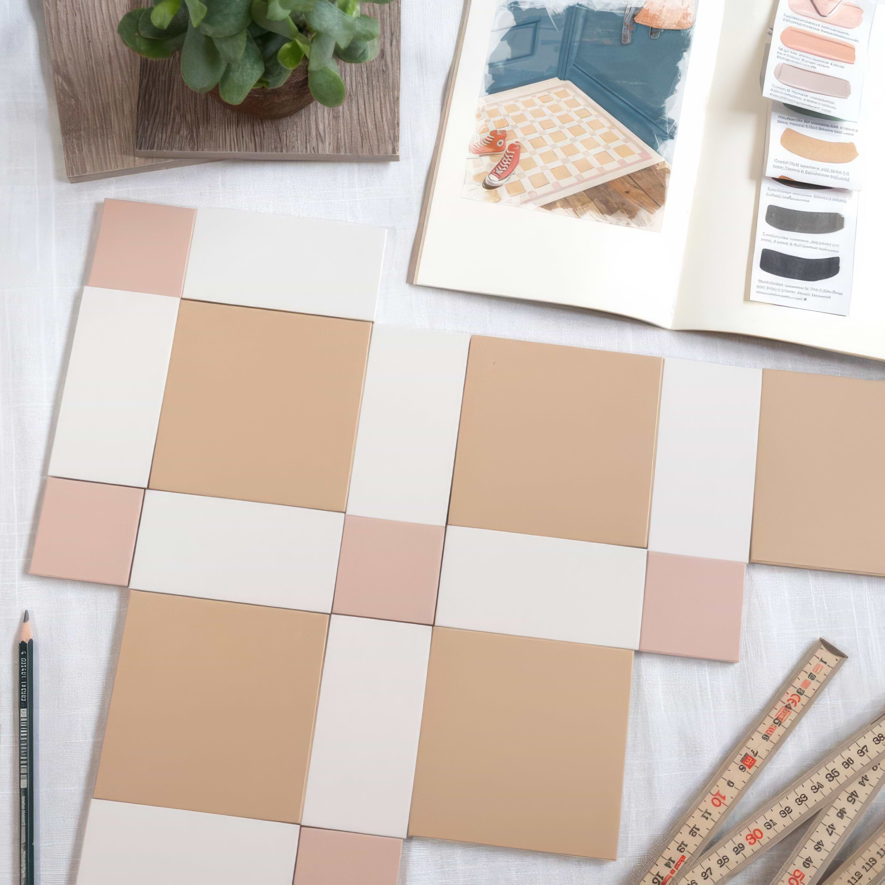 Norwich Carnation Pink and Old London By Hyperion Tiles