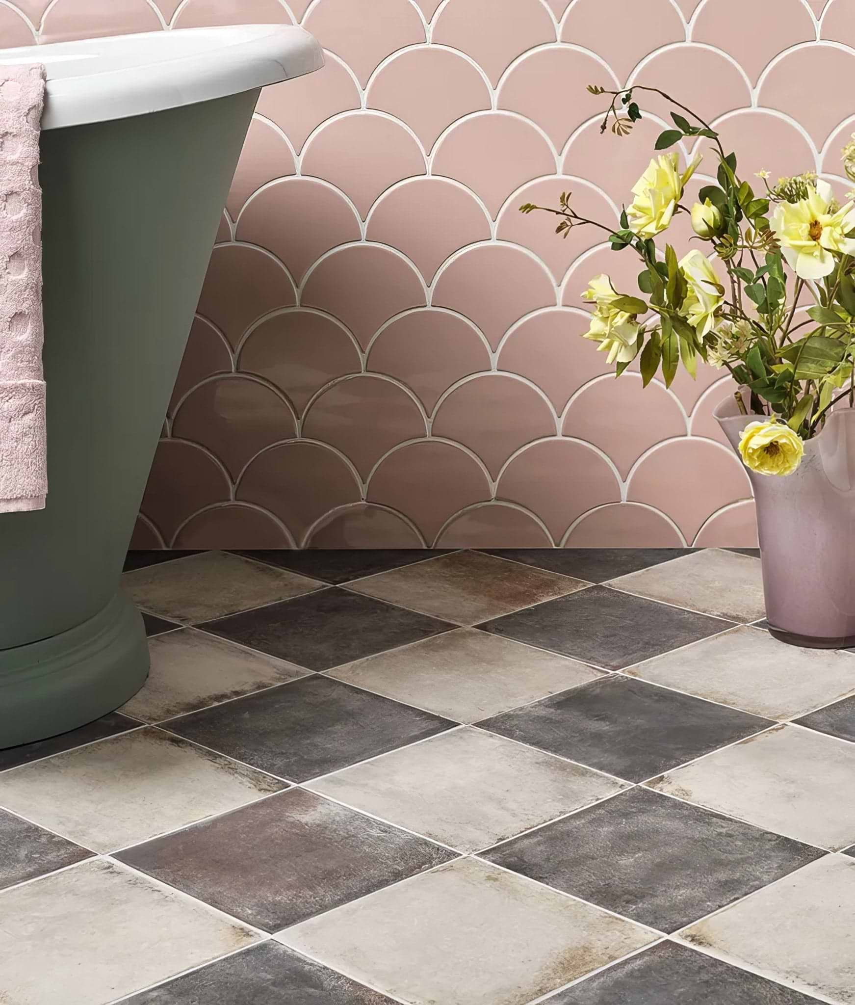 Osterley Porcelain Black Square - Hyperion Tiles